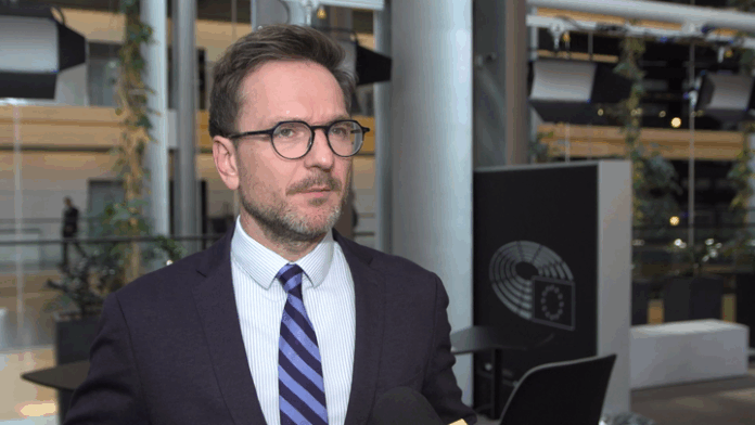 na zdjęciu znajduje się Waldemar Buda, poseł do Parlamentu Europejskiego, Prawo i Sprawiedliwość