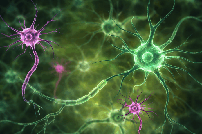 na zdjęciu znajdują się neurony