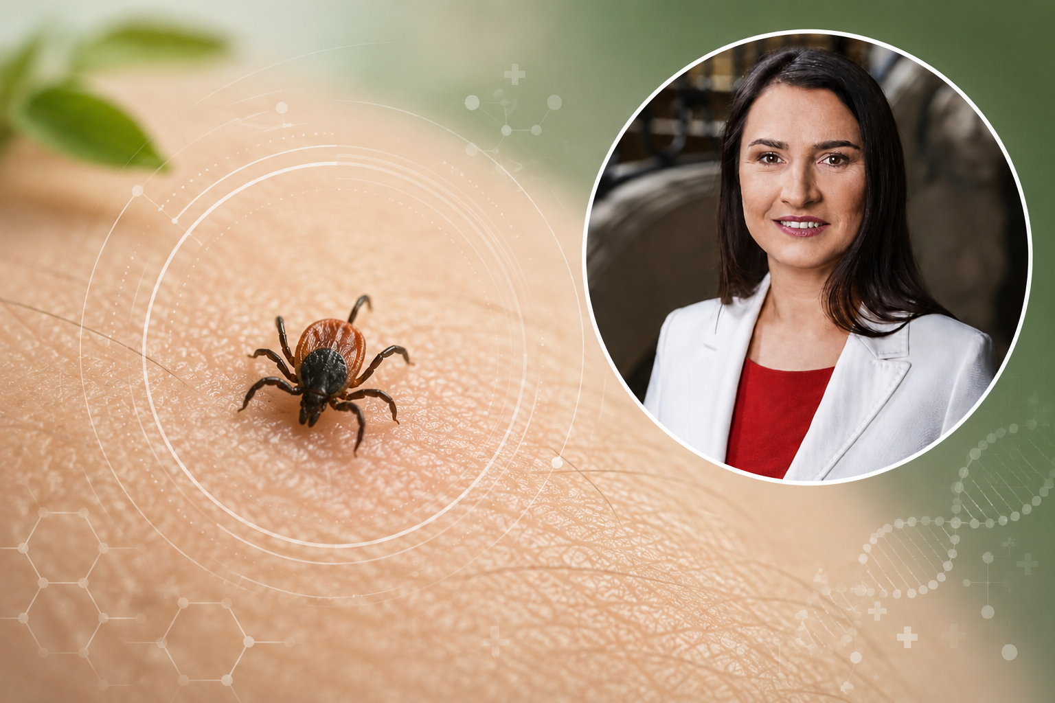 Co dzieje się w skórze po ukłuciu kleszcza? Powstaje niezwykła mapa zakażeń